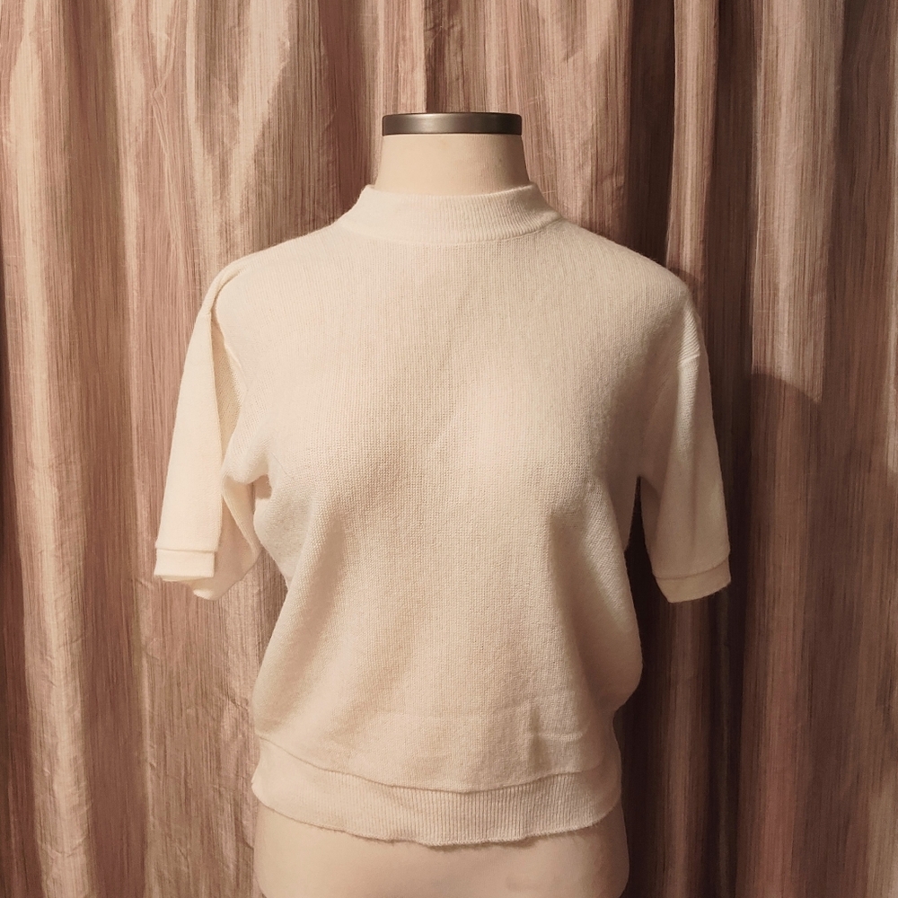 Vintage Unisex Mock Neck Sweater
